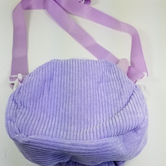 Kumori corduroy over the shoulder girls purse with 2 zippered compartments - Picture 11 of 12